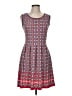 Max Studio Print Red Casual Dress Size M - photo 1