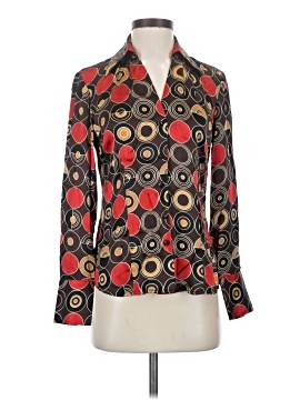 Ann Taylor Long Sleeve Silk Top