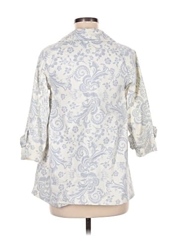 Forever 21 3/4 Sleeve Button-Down Shirt (view 2)