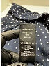 Self-Portrait 100% Polyester Polka Dots Black Blue Sleeveless Blouse Size 4 - photo 14