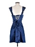 Unbranded 100% Polyester Blue Cocktail Dress Size 2 - photo 2