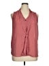 T.J. Maxx 100% Polyester Red Sleeveless Blouse Size XL (estimated) - photo 1