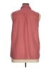 T.J. Maxx 100% Polyester Red Sleeveless Blouse Size XL (estimated) - photo 2