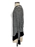 Ann Taylor LOFT 100% Rayon Chevron-herringbone Black Cardigan Size S - photo 5