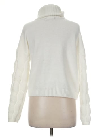 Pink Rose Turtleneck Sweater (view 2)