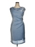 Ignite Evenings 100% Polyester Blue Cocktail Dress Size 16 (petite) - photo 1