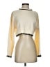 Shein Color Block Yellow Turtleneck Sweater Size S - photo 1