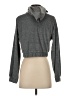 Shein 100% Polyester Gray Zip Up Hoodie Size S - photo 2