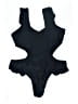 Unbranded Solid Black One Piece Swimsuit Size XL - photo 1