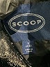 Scoop 100% Polyester Metallic Black Jacket Size S - photo 6
