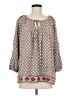 Mystree Gray 3/4 Sleeve Blouse Size M - photo 1