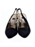 Morgan Taylor 100% Leather Black Blue Heels Size 9 1/2 - photo 2