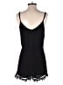 Dina Be 100% Rayon Solid Black Romper Size M - photo 2