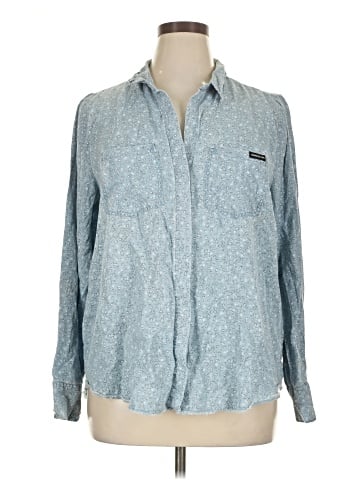 CALVIN KLEIN JEANS Long Sleeve Button-Down Shirt (view 1)