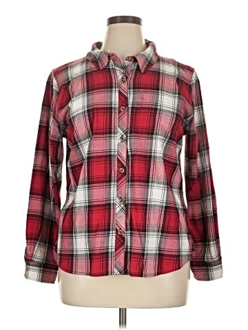 Christopher & Banks Long Sleeve Button-Down Shirt (view 1)