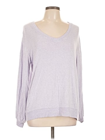 Joan Vass Pullover Sweater (view 1)