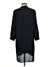 Aqua 100% Polyester Black Casual Dress Size L - photo 2