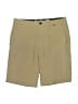 Hurley Solid Tan Khaki Shorts Size 30 waist - photo 1