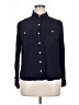 Universal Thread 100% Rayon Checkered-gingham Blue Long Sleeve Button-Down Shirt Size XL - photo 1