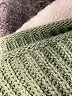 Unbranded 100% Acrylic Stripes Green Pullover Sweater Size L - photo 7
