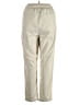 Assorted Brands 100% Polyester Solid Ivory Casual Pants Size 1X - photo 2