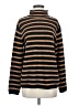 J.Crew Stripes Brown Black Turtleneck Sweater Size S - photo 1