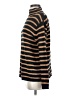 J.Crew Stripes Brown Black Turtleneck Sweater Size S - photo 5