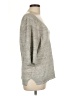 Zadig & Voltaire 100% Linen Floral Graphic Solid Stars Gray Pullover Sweater Size L - photo 4