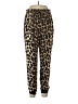 Zara Animal Print Gold Casual Pants Size L - photo 1