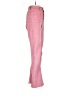 Pull&Bear Houndstooth Pink Jeans Size 2 - photo 4