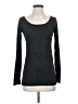 Troo 100% Cotton Gray Long Sleeve Top Size S - photo 1