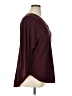 Chelsea & Theodore Solid Burgundy Pullover Sweater Size 1X - photo 4