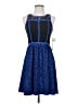 Kensie Graphic Blue Cocktail Dress Size XS - photo 1