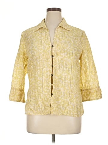 Jh Collectibles 3/4 Sleeve Button-Down Shirt (view 1)