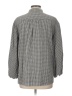 Max Studio Checkered-gingham Gray Long Sleeve Blouse Size L - photo 2