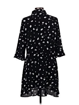 hilary duff black dress Gracie Poplin Nursing Midi Dress main image 1