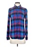 Lucky Brand Blue Long Sleeve Henley Size S - photo 1