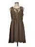 Unbranded 100% Polyester Brown Cocktail Dress Size M (estimated) - photo 1