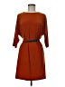 MSK Solid Orange Casual Dress Size M - photo 1