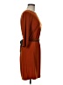 MSK Solid Orange Casual Dress Size M - photo 4