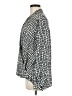 Pleione 100% Polyester Print Silver Long Sleeve Blouse Size M - photo 5