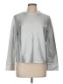 ASOS Metallic Silver Long Sleeve Top Size 8 - photo 1