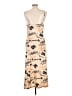 Unbranded Graphic Tan Casual Dress Size L - photo 2