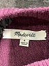 Madewell Solid Purple Burgundy Turtleneck Sweater Size S - photo 7