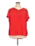 Apt. 9 100% Polyester Red Short Sleeve Blouse Size 2X - photo 1