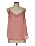 Belle Tweed 100% Polyester Pink Sleeveless Blouse Size L - photo 1