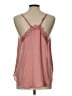 Belle Tweed 100% Polyester Pink Sleeveless Blouse Size L - photo 2