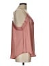 Belle Tweed 100% Polyester Pink Sleeveless Blouse Size L - photo 4