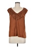Evereve 100% Polyester Brown Sleeveless Blouse Size M - photo 1