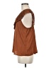 Evereve 100% Polyester Brown Sleeveless Blouse Size M - photo 5